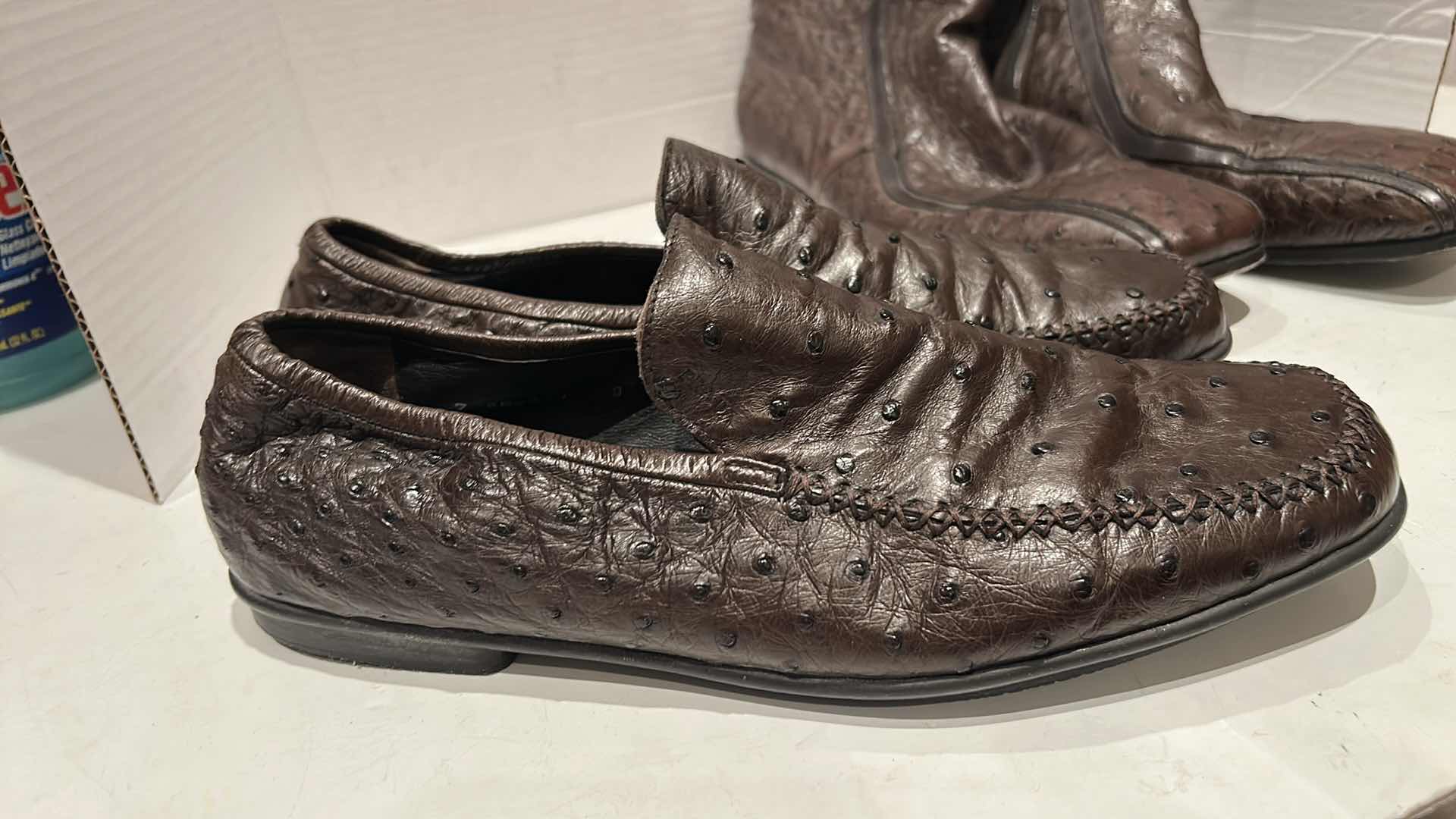 Photo 1 of 2 PAIRS- PRADA DESIGNER MEN'S SHOES, SIZE 8-9