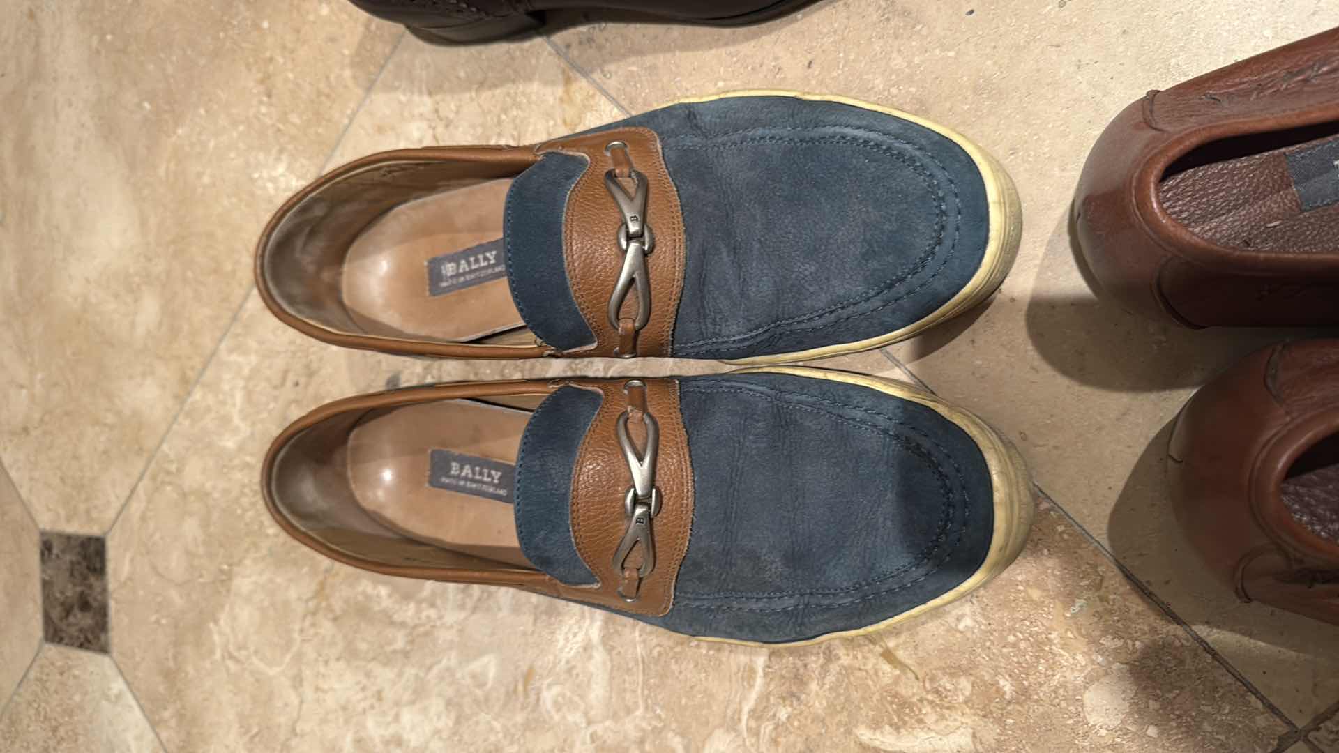 Photo 1 of 4-PAIRS MEN’S DESIGNER LOAFER SHOES (SIZE 10)