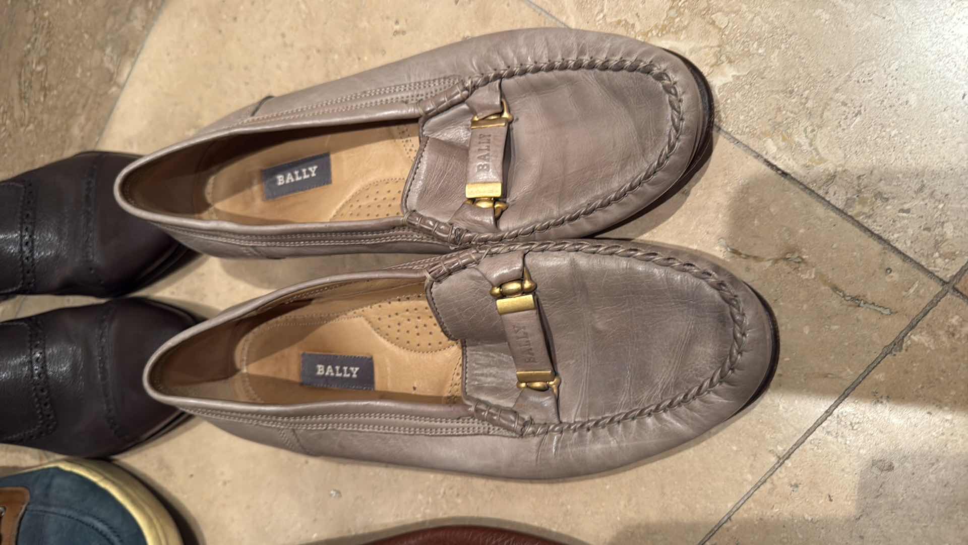 Photo 1 of 4-PAIRS MEN’S DESIGNER LOAFER SHOES (SIZE 10)