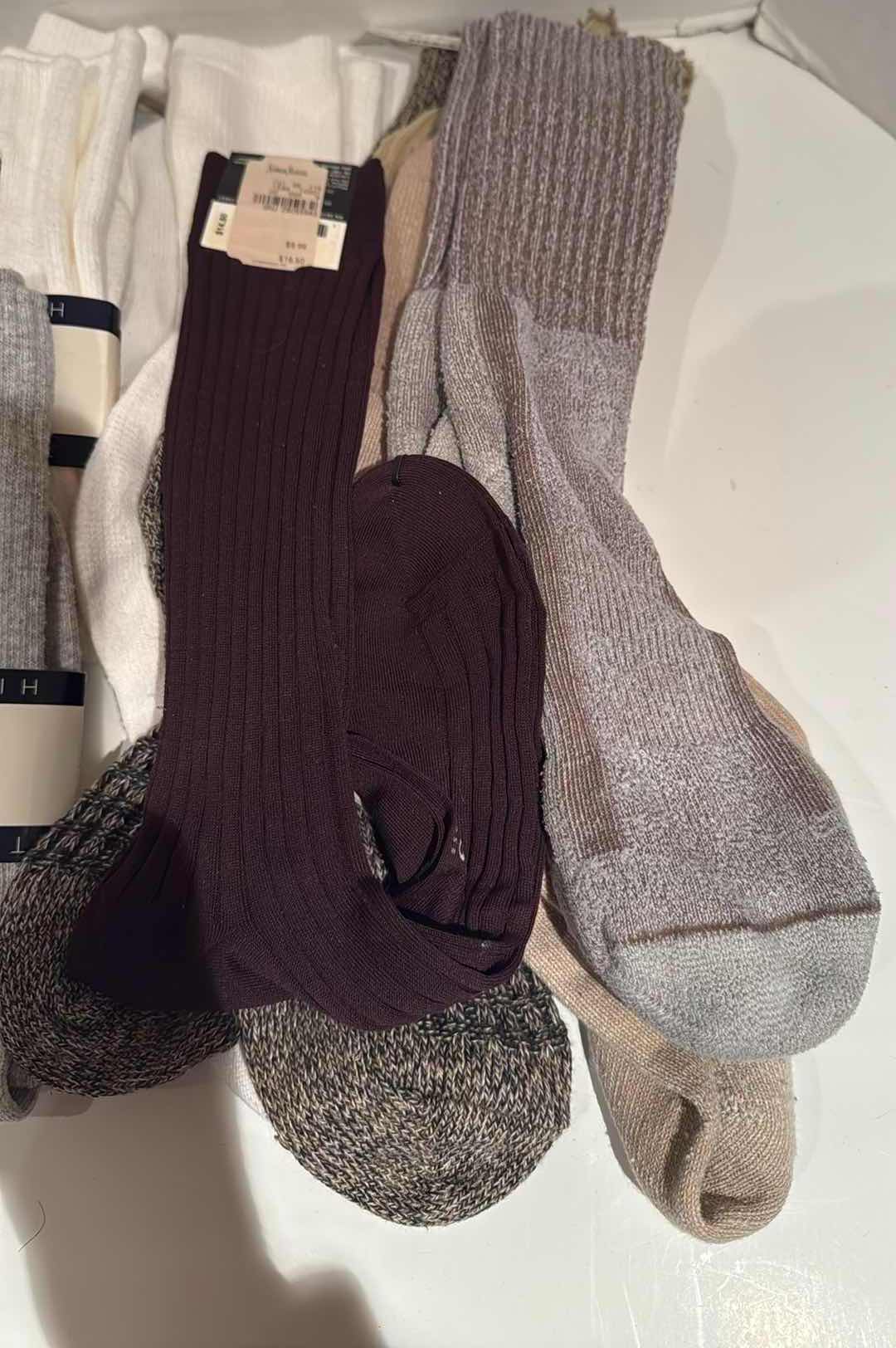 Photo 1 of 12-NEW PAIRS OF MEN’S SOCKS