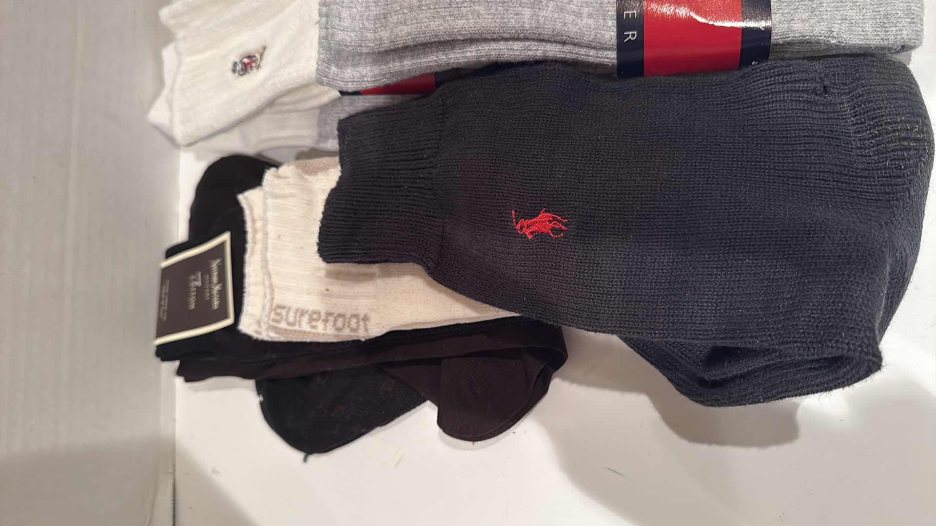 Photo 1 of 12-NEW PAIRS OF MEN’S SOCKS