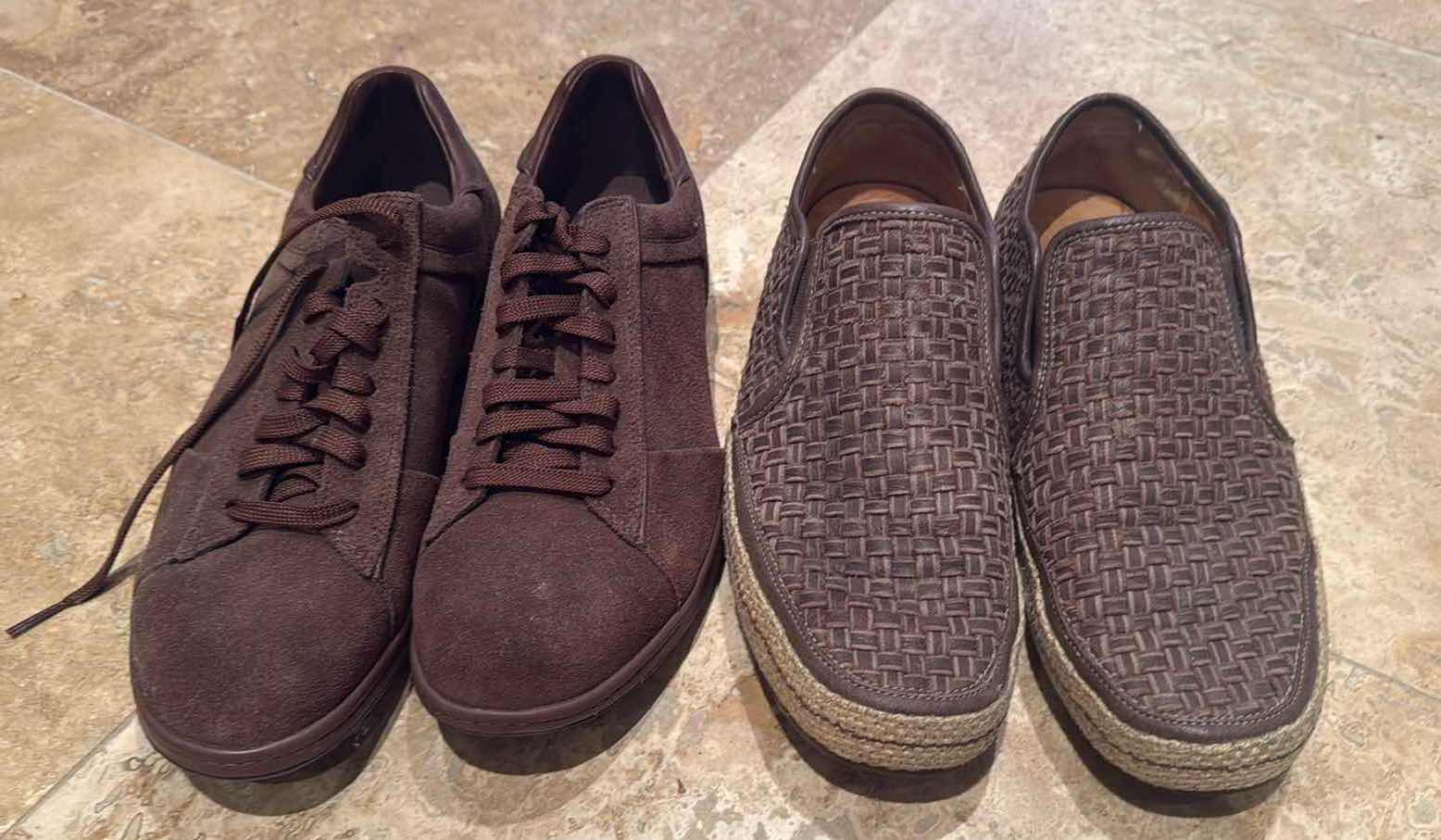 Photo 1 of 2-PAIRS COLE HANN DESIGNER MEN’S SHOES (SIZE M)