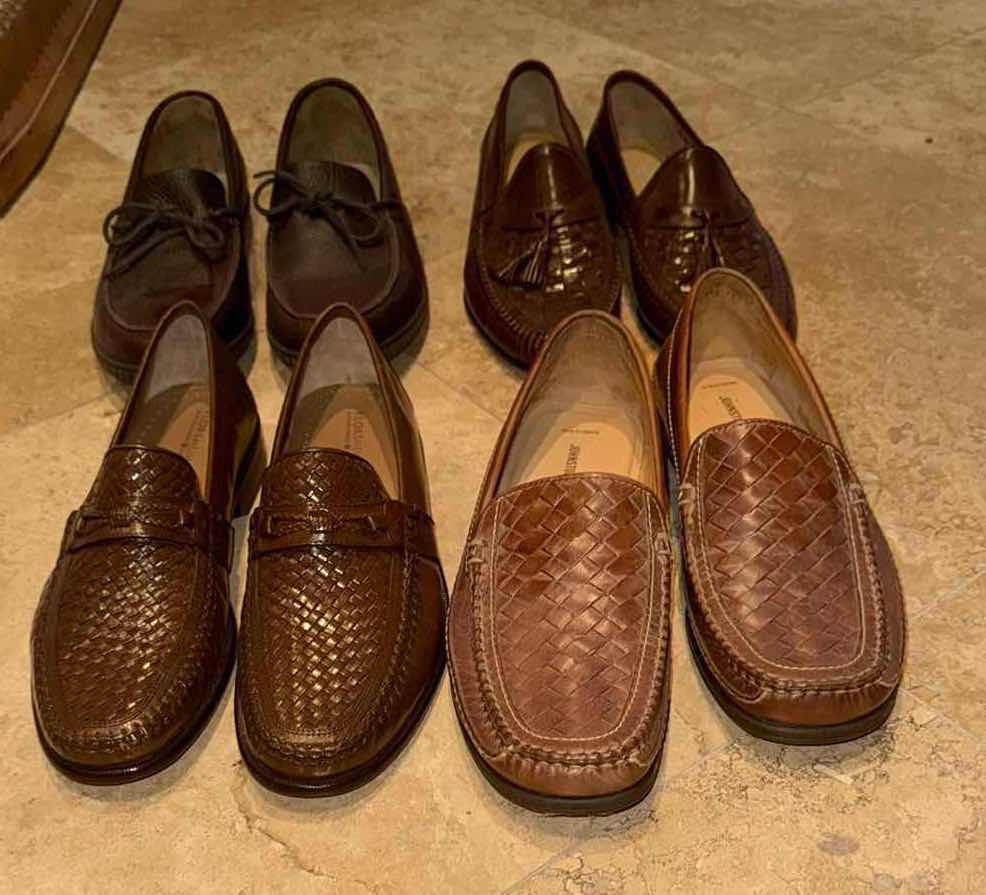 Photo 1 of 4-PAIRS DESIGNER MEN’S LOAFER SHOES (10-11)
