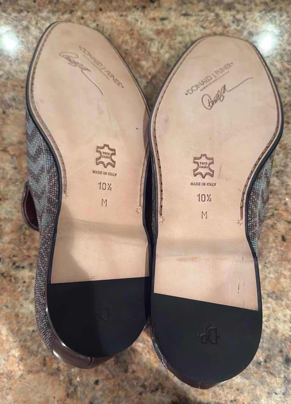 Photo 1 of DONALD J PLINER DESIGNER BEADED MEN’S LOAFERS (SIZE 10.5)