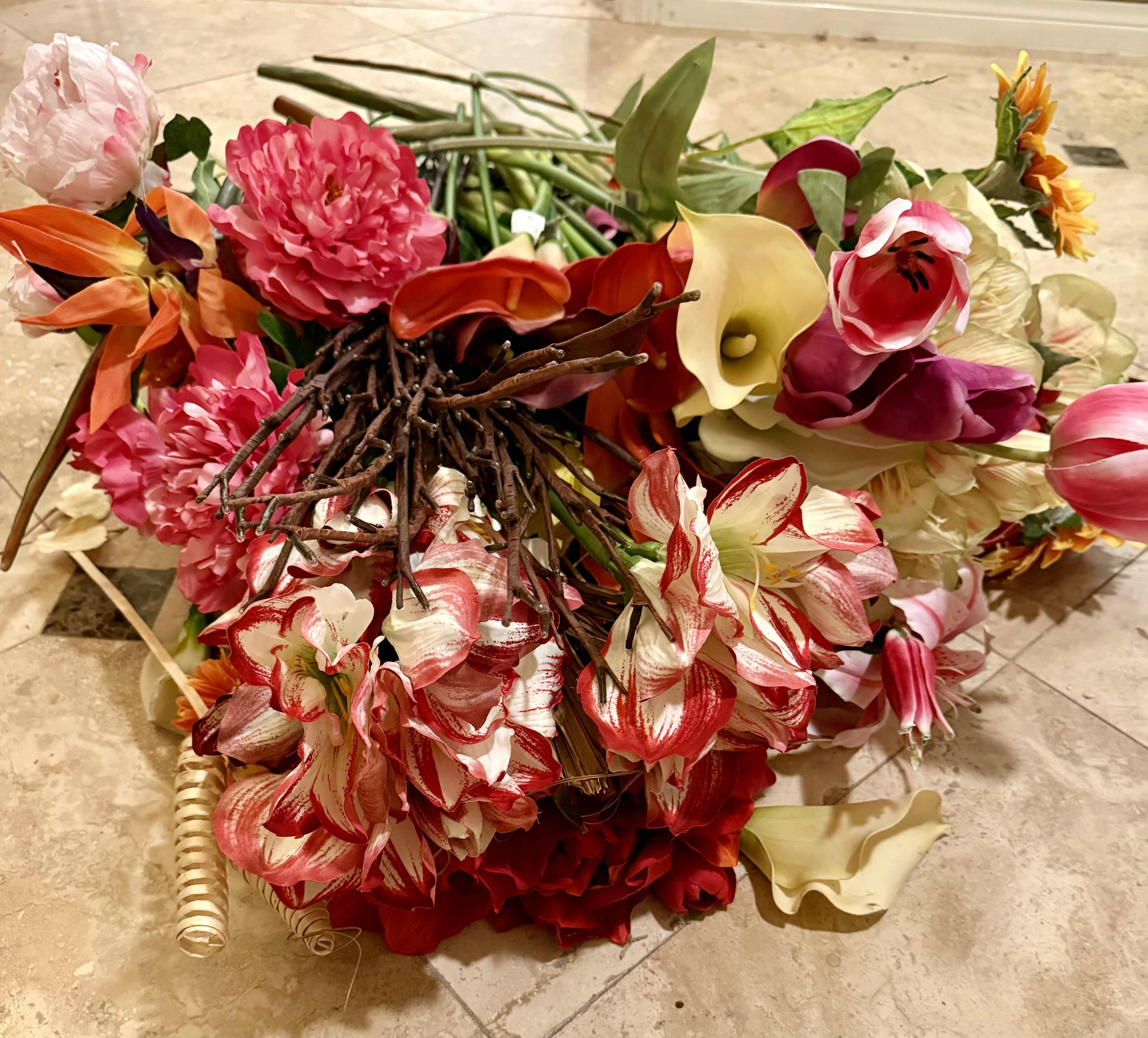 Photo 1 of LONG STEM FAUX FLOWERS