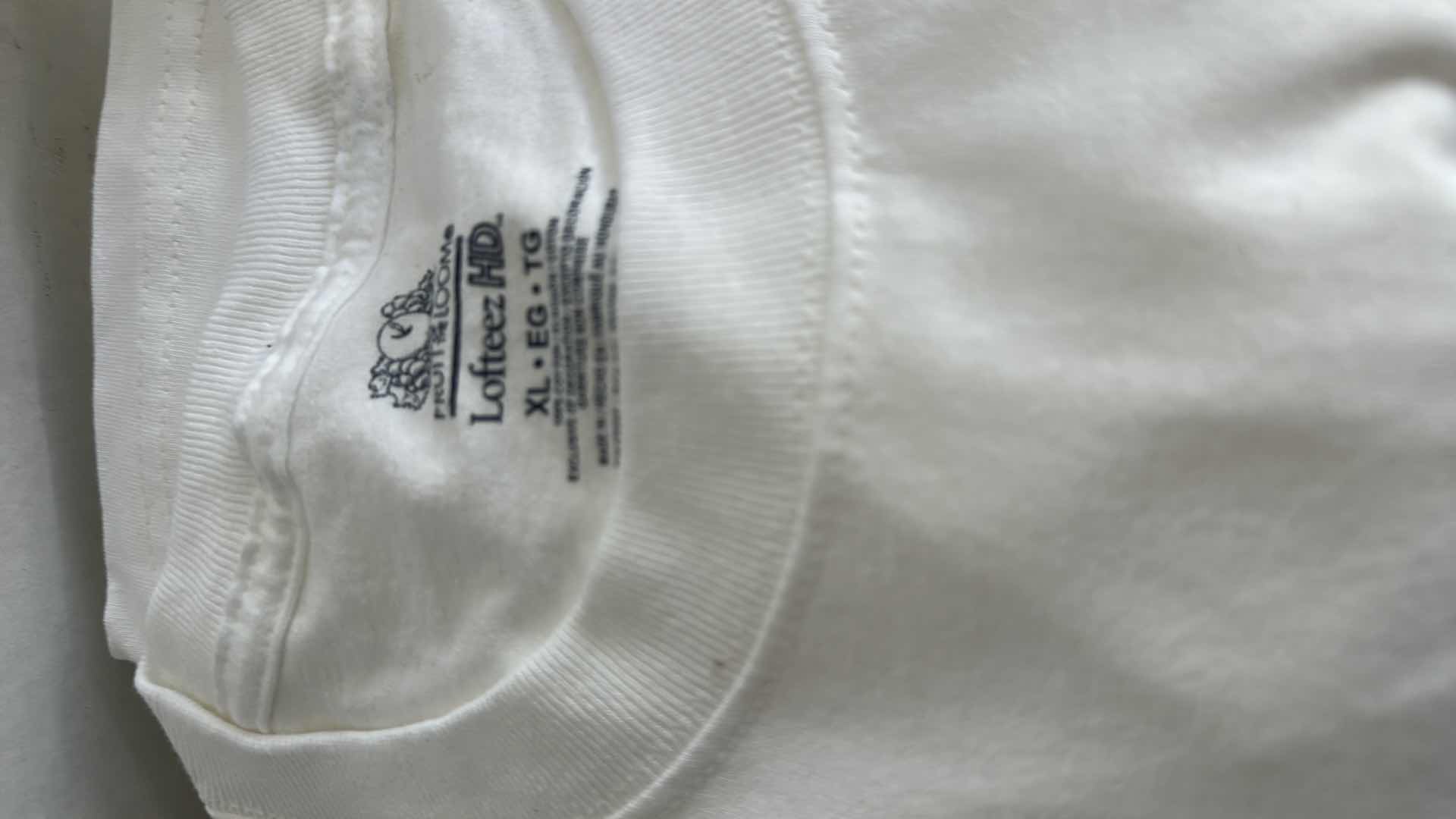 Photo 1 of 10-FRUIT OF THE LOOM WHITE TEE SHIRTS-SIZE XL