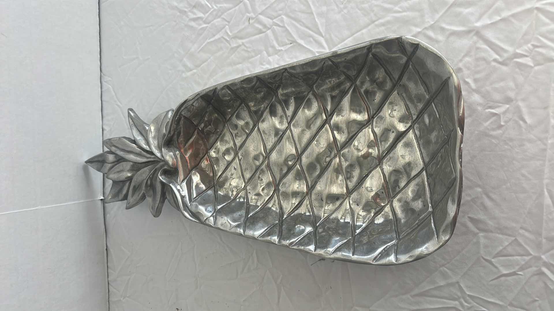 Photo 1 of BERBANK AND CO PEWTER PINEAPPLE PLATTER