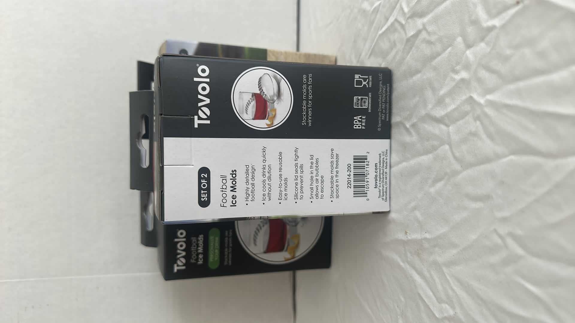 Photo 1 of 3 NEW BOXES-TOVOLO FOOTBALL ICE MOLDS SETS (2 MOLDS PER BOX)