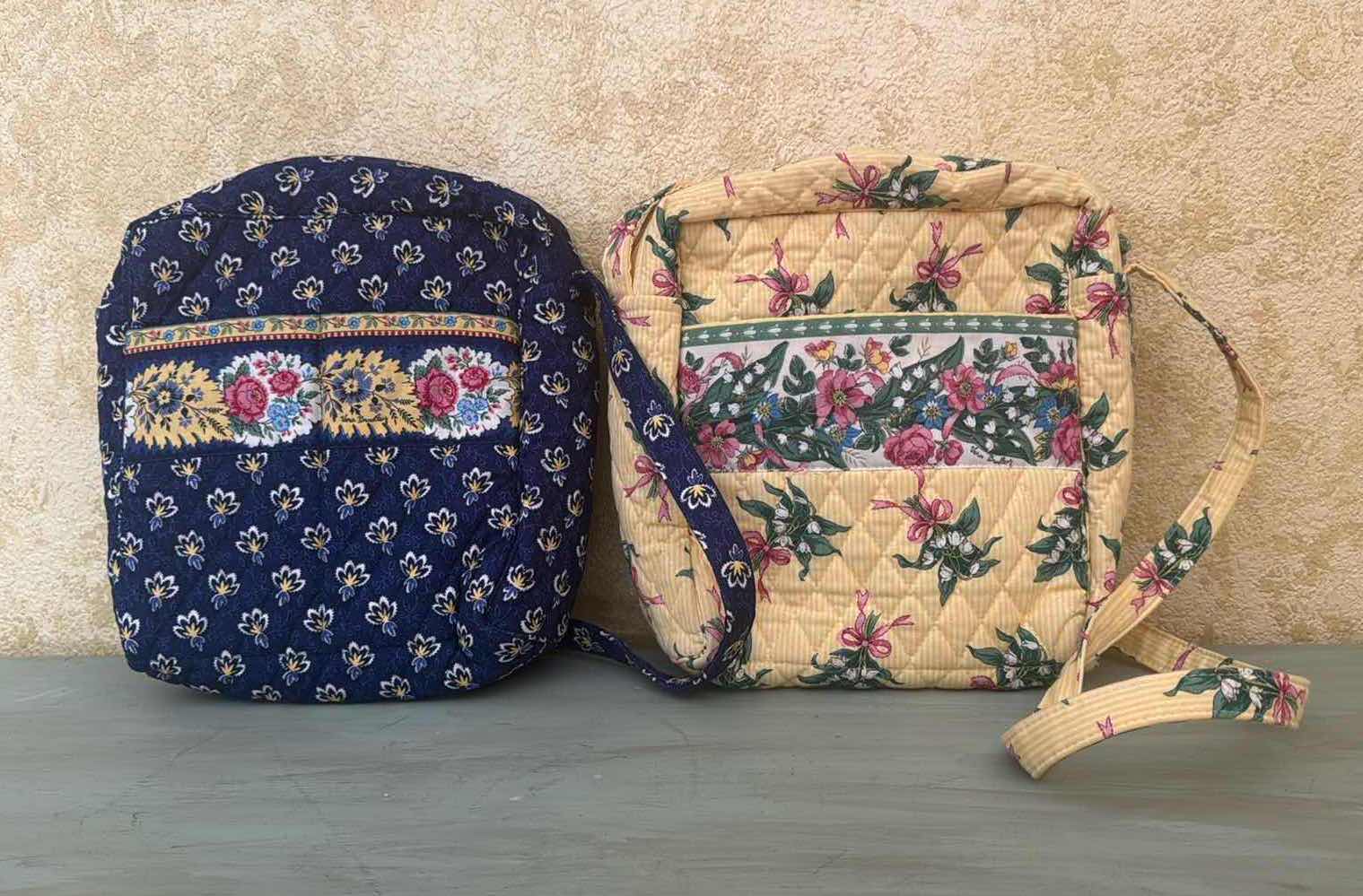 Photo 1 of 2-VERA BRADLEY DRAWSTRING BACKPACKS