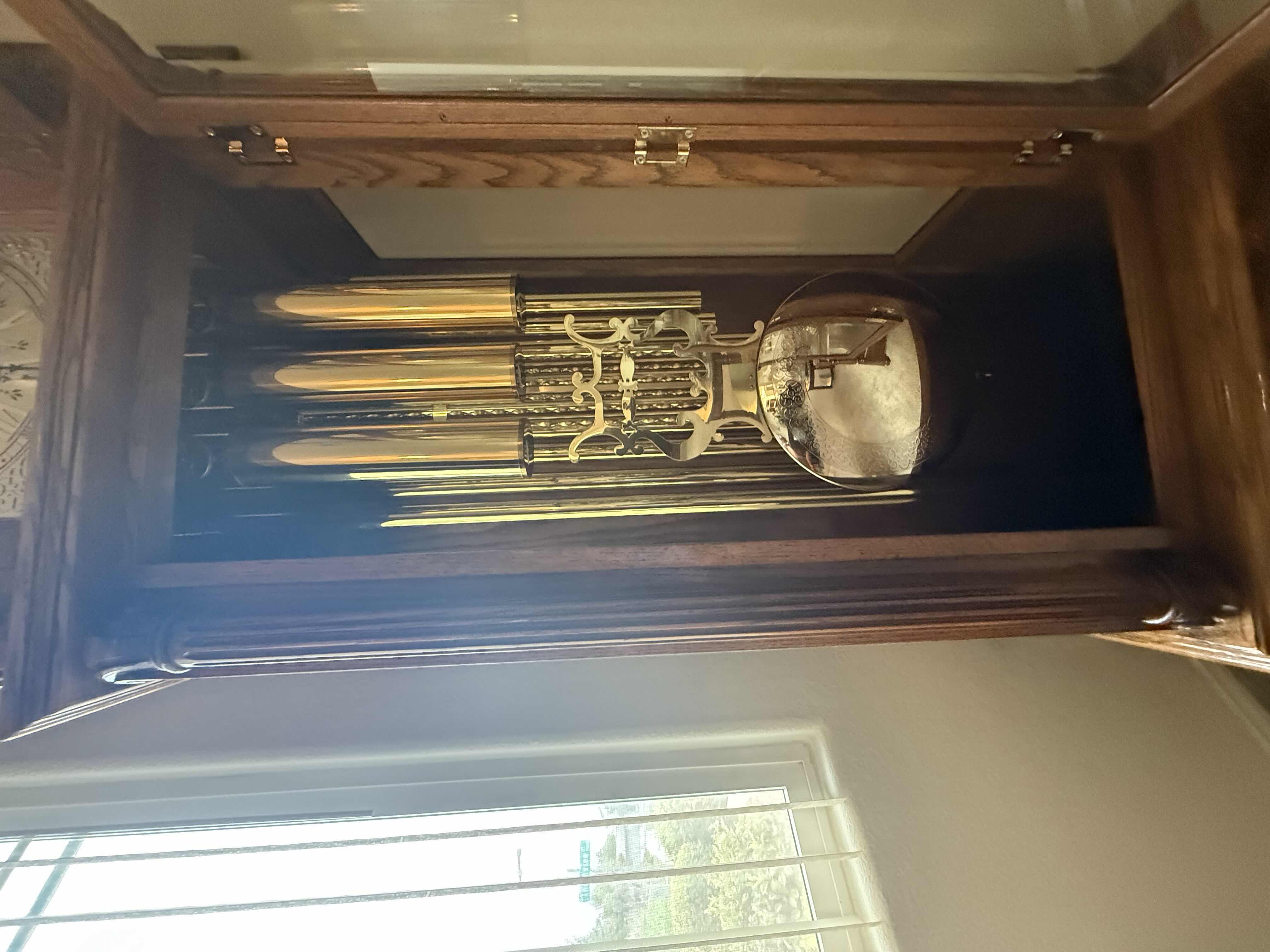 Photo 1 of VINTAGE HOWARD MILLER GRANDFATHER CLOCK MODEL #610-324 24” x 17” H88”