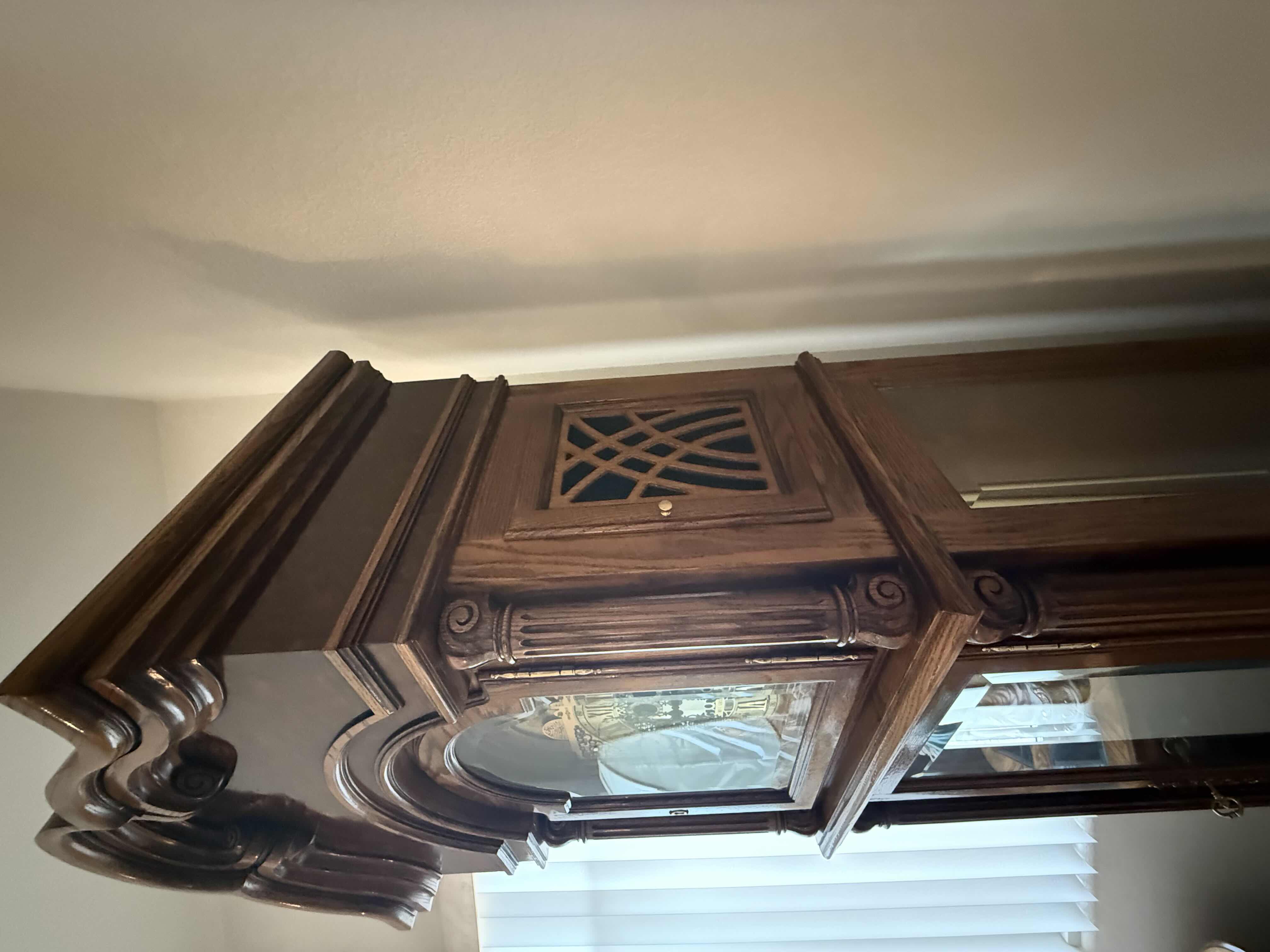 Photo 1 of VINTAGE HOWARD MILLER GRANDFATHER CLOCK MODEL #610-324 24” x 17” H88”