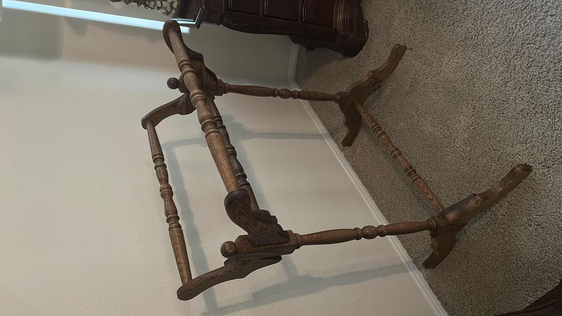 Photo 1 of VINTAGE WOOD TRADITIONAL QUILT RACK 