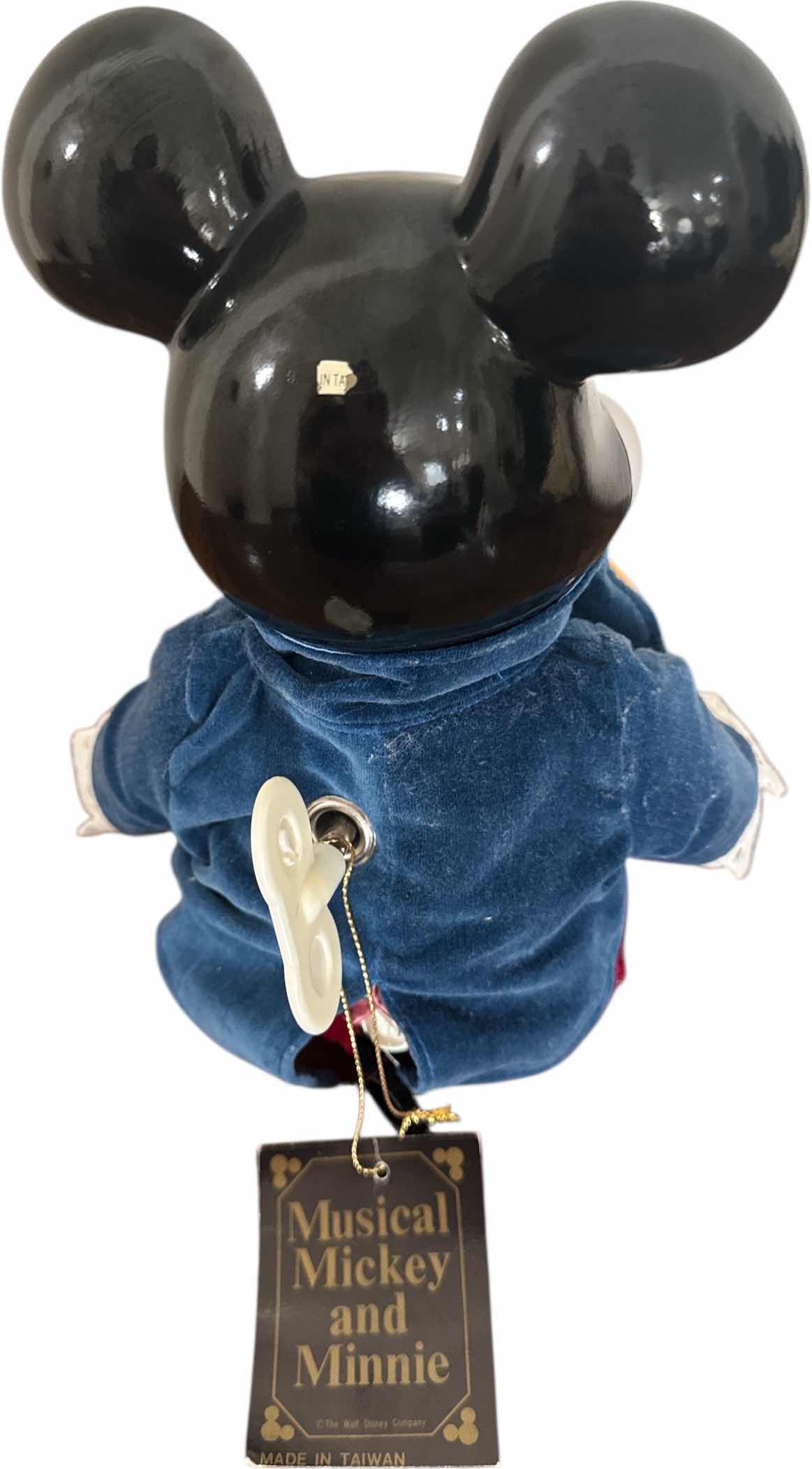 Photo 1 of VINTAGE PORCELAIN MICKEY MOUCE WIND UP MUSIC DOLL

H9”