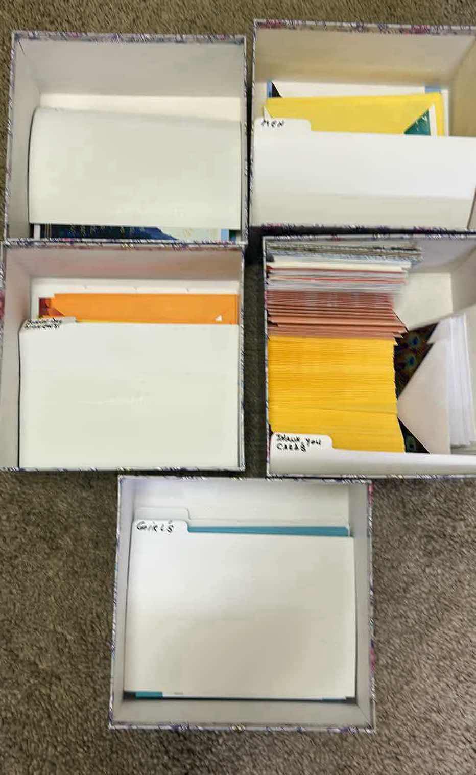 Photo 1 of 5- BOXES ASSORTED GREETING CARDS