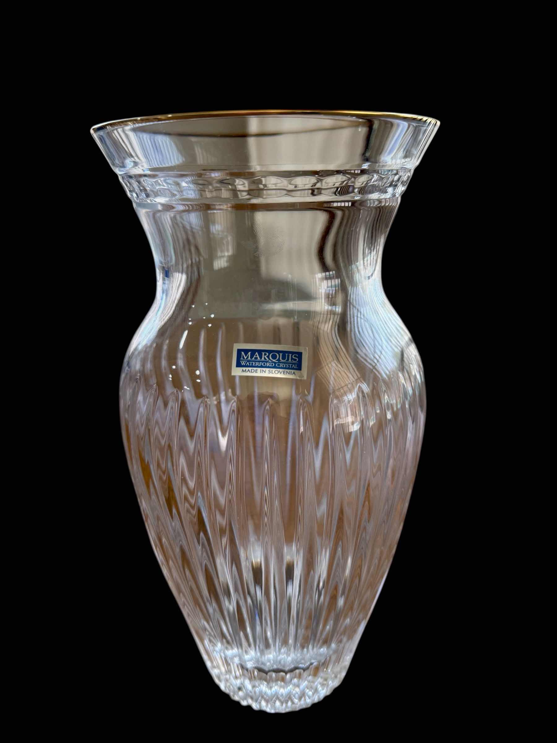Photo 1 of WATERFORD CRYSTAL VASE D5” H10”