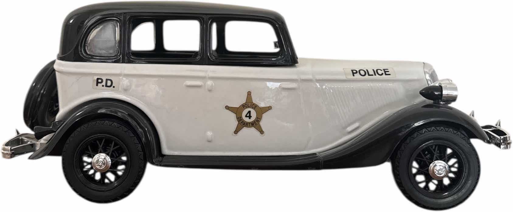 Photo 1 of VINTAGE JIM BEAM 1934 FORD MODEL A POLICE CAR DECANTER EMPTY

14” X 6” X H6”