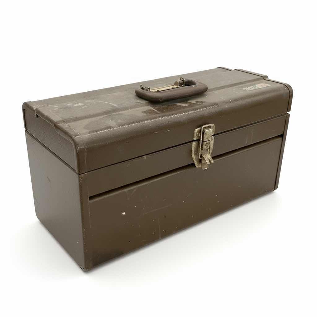 Photo 1 of HANDI CRAFT METAL TOOL BOX WITH CONTENTS