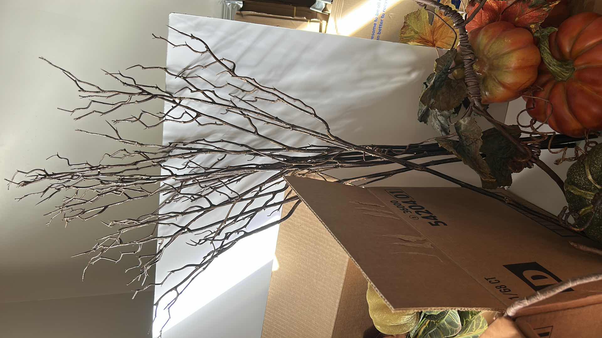Photo 1 of BOX OF AUTUMN HOME DECOR