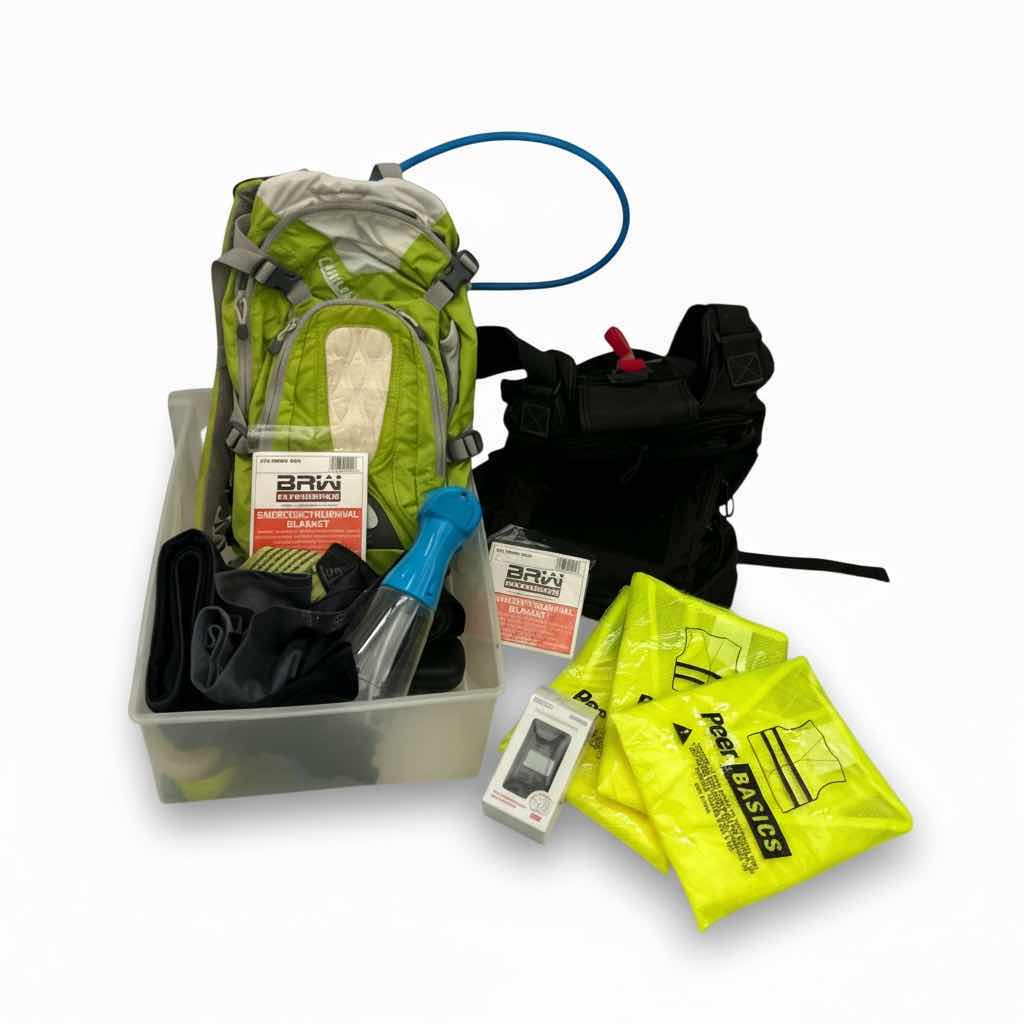 Photo 1 of EMERGENCY ITEMS AND BACKPACKS