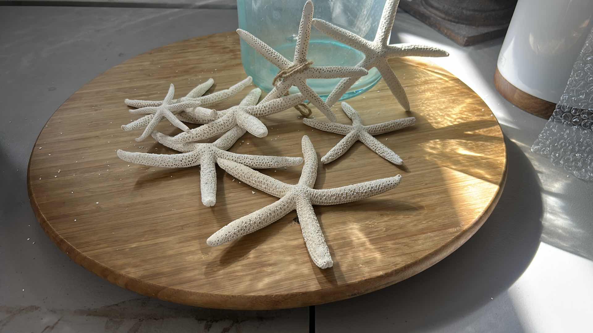 Photo 1 of LAZY SUSAN, GLASS JUG H17” AND STARFISH