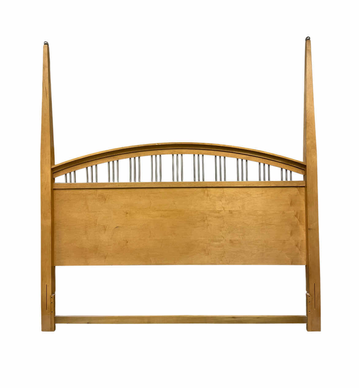 Photo 1 of POSTER WOOD & CHROME BAR INLAY KING HEADBOARD 76.75” X 81” (HEADBOARD ONLY)