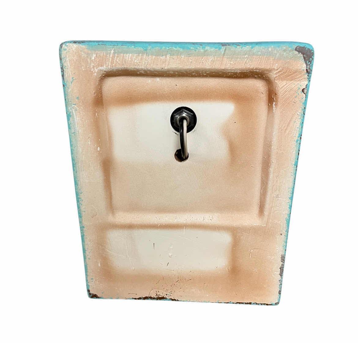 Photo 1 of NEW AMERICAN CRAFT SOUTHWESTERN TEAL CERAMIC SCONCE LIGHTING 7.5” X 5” H9.5”