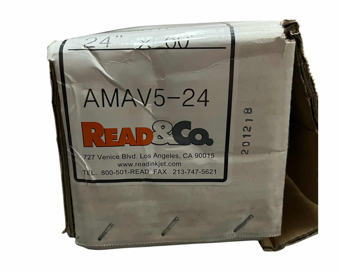 Photo 1 of NEW READ & CO AMAV5-24 5 MIL MATTE WF PERMANENT ADHESIVE VINYL 24" x 60'