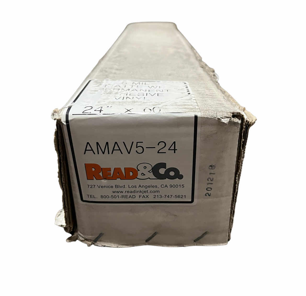 Photo 1 of NEW READ & CO AMAV5-24 5 MIL MATTE WE PERMANENT HESIVE VINYL 24" x 60’