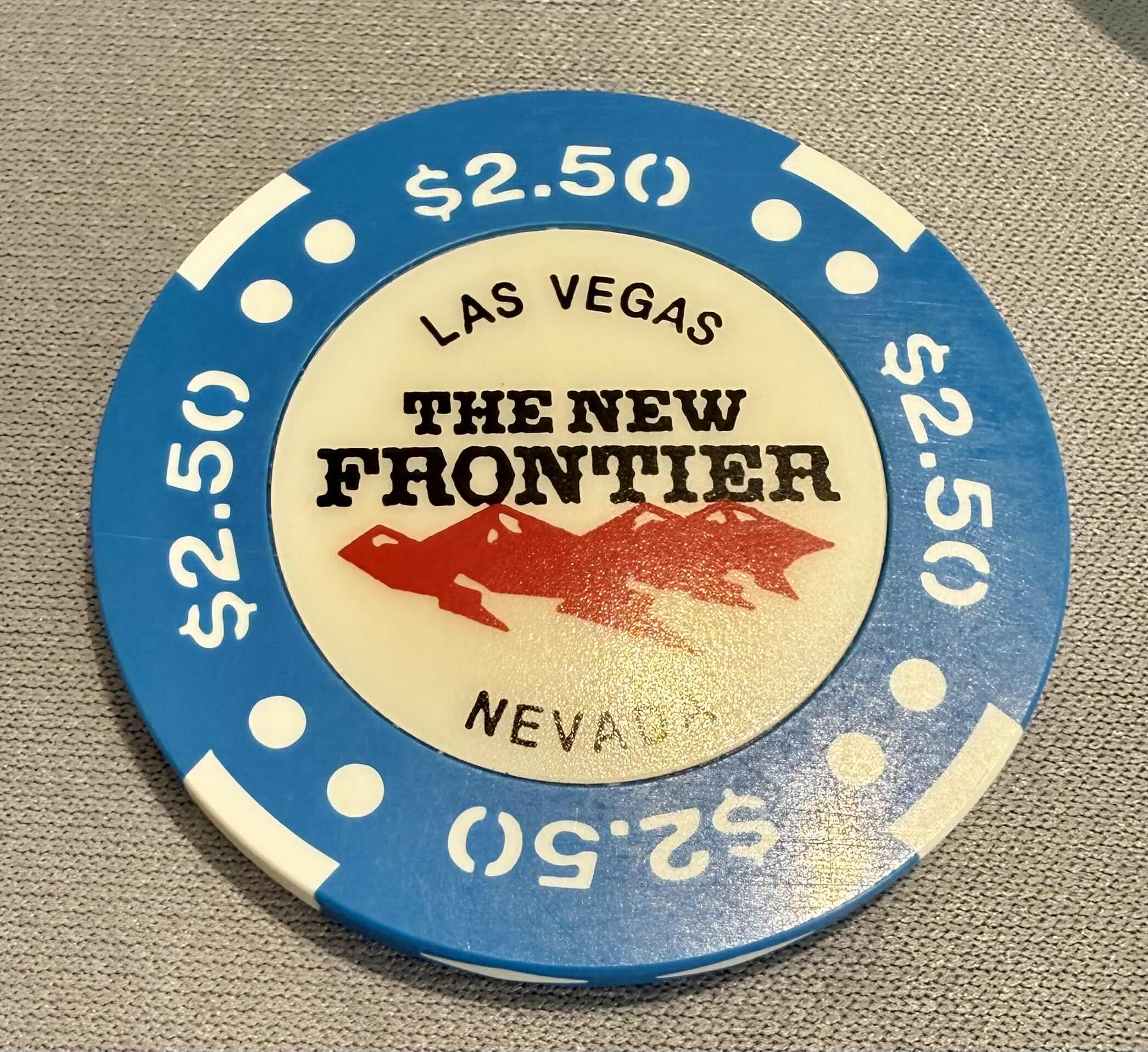 Photo 1 of 13-THE NEW FRONTIER CASINO $2.50 GAMING CHIPS