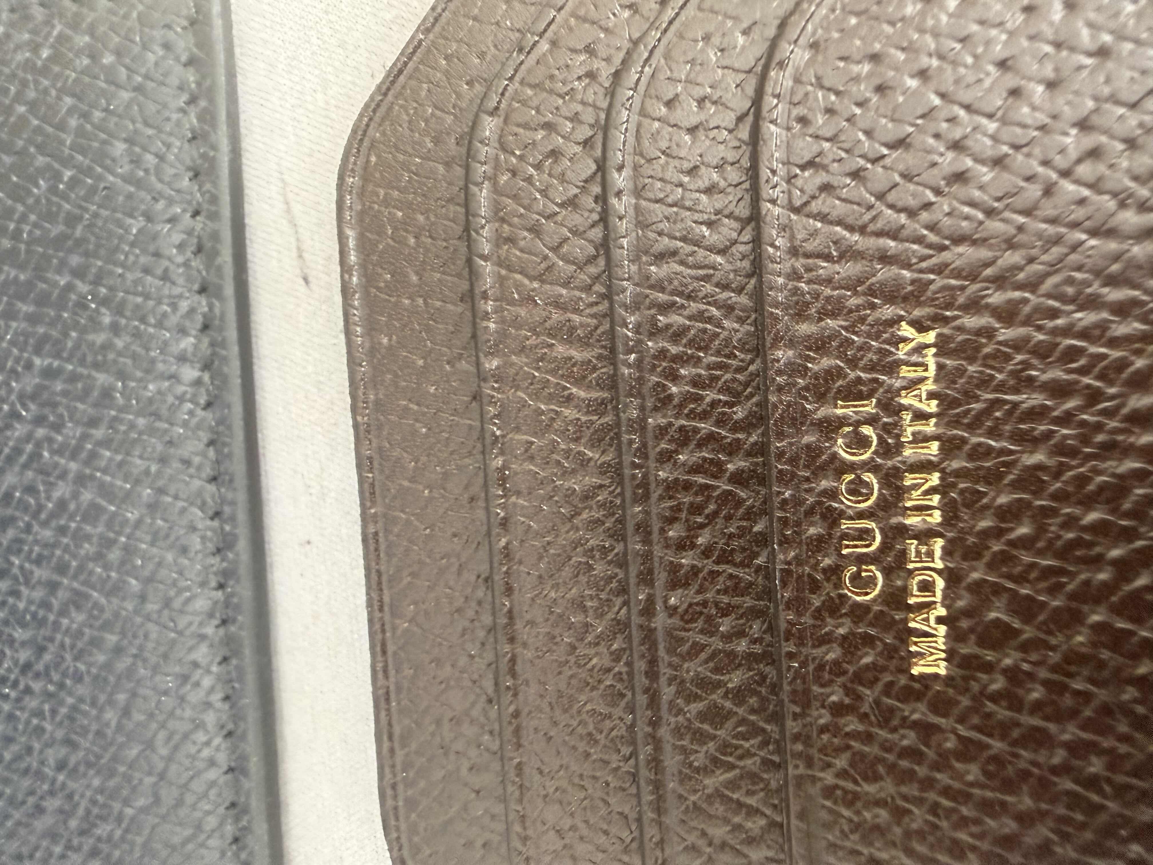 Photo 1 of 2-GUCCI LEATHER CREDIT CARD HOLDERS (BLACK & BROWN)