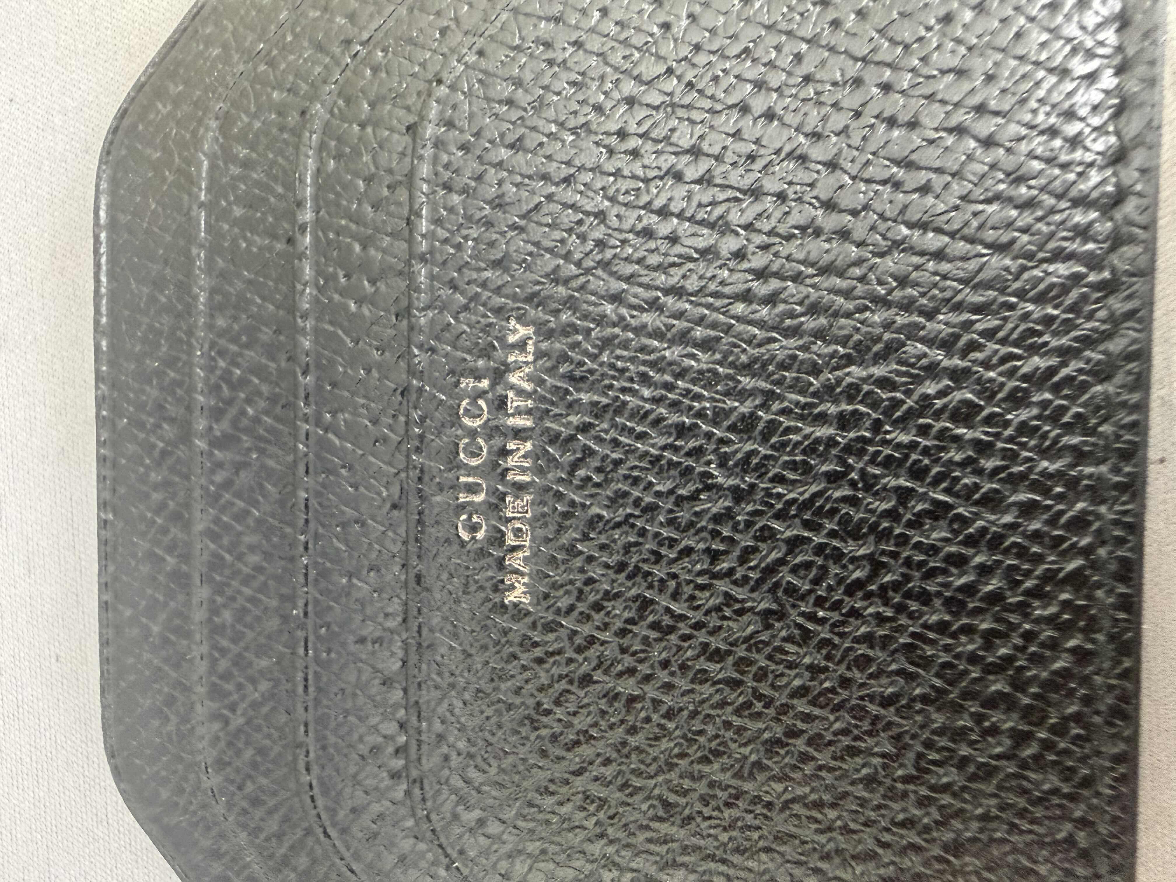 Photo 1 of 2-GUCCI LEATHER CREDIT CARD HOLDERS (BLACK & BROWN)