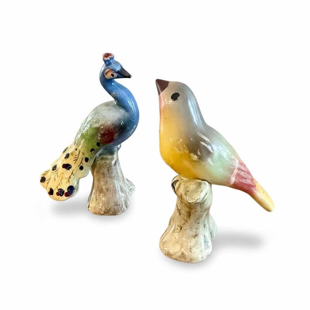 Photo 1 of 2-VINTAGE 5” CERAMIC COLLECTIBLE BIRDS