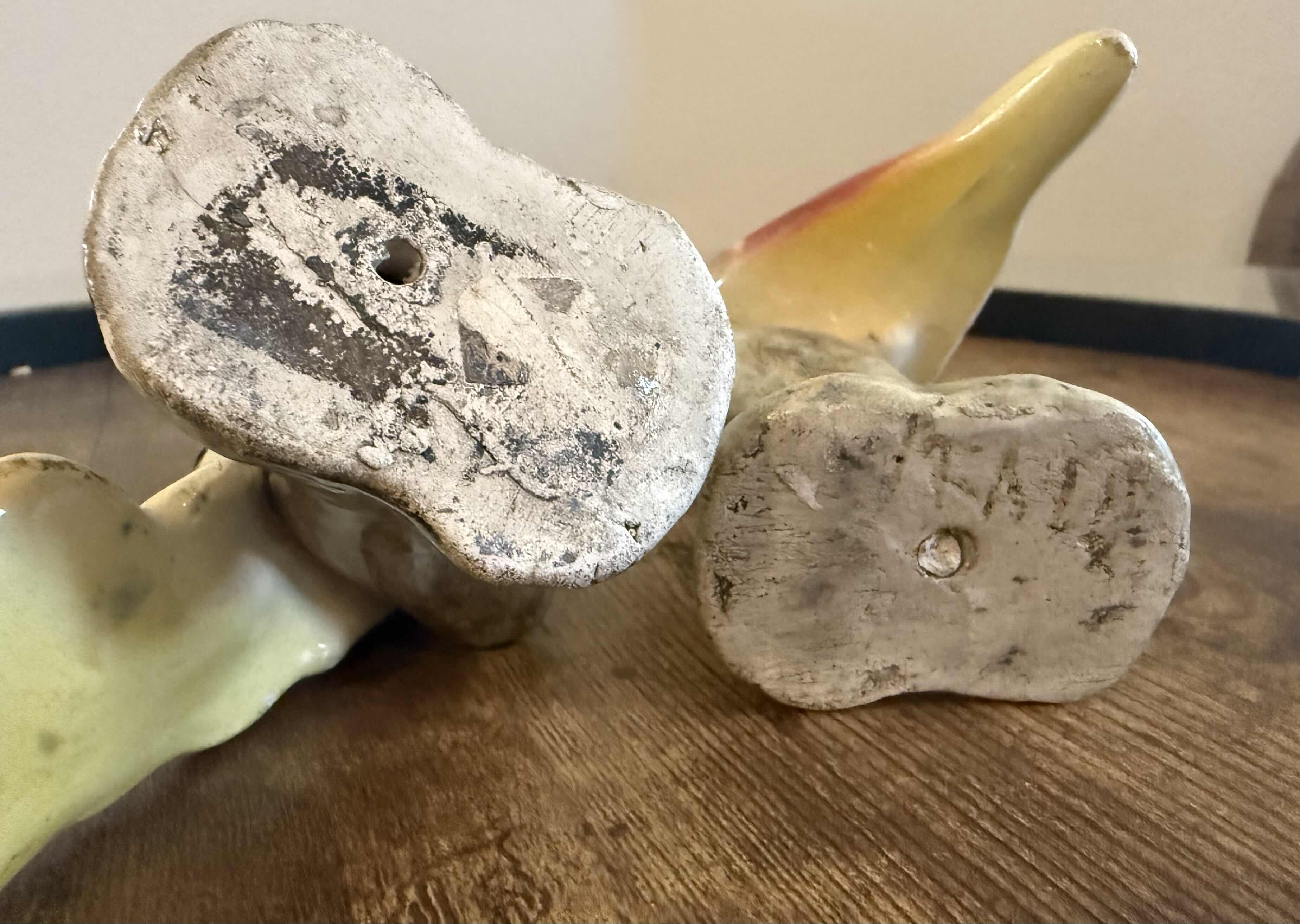 Photo 1 of 2-VINTAGE 5” CERAMIC COLLECTIBLE BIRDS