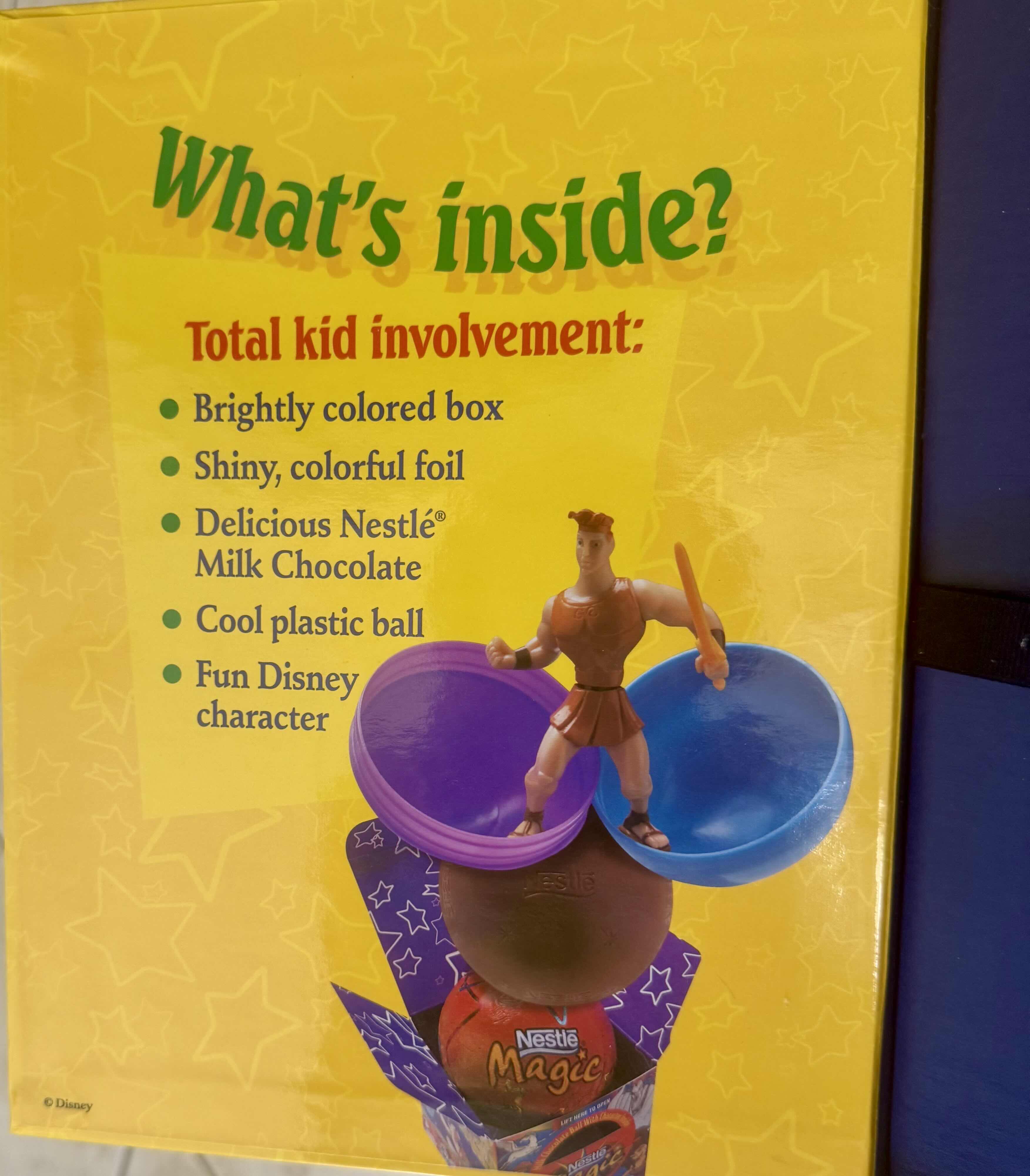 Photo 1 of NEW RARE “ONE OF A KIND” BOX “THERE’S MAGIC INSIDE” DISNEY CHARACTERS MADE EXCLUSIVE FOR NESTLES-NEVER ACTUALLY PRODUCED.