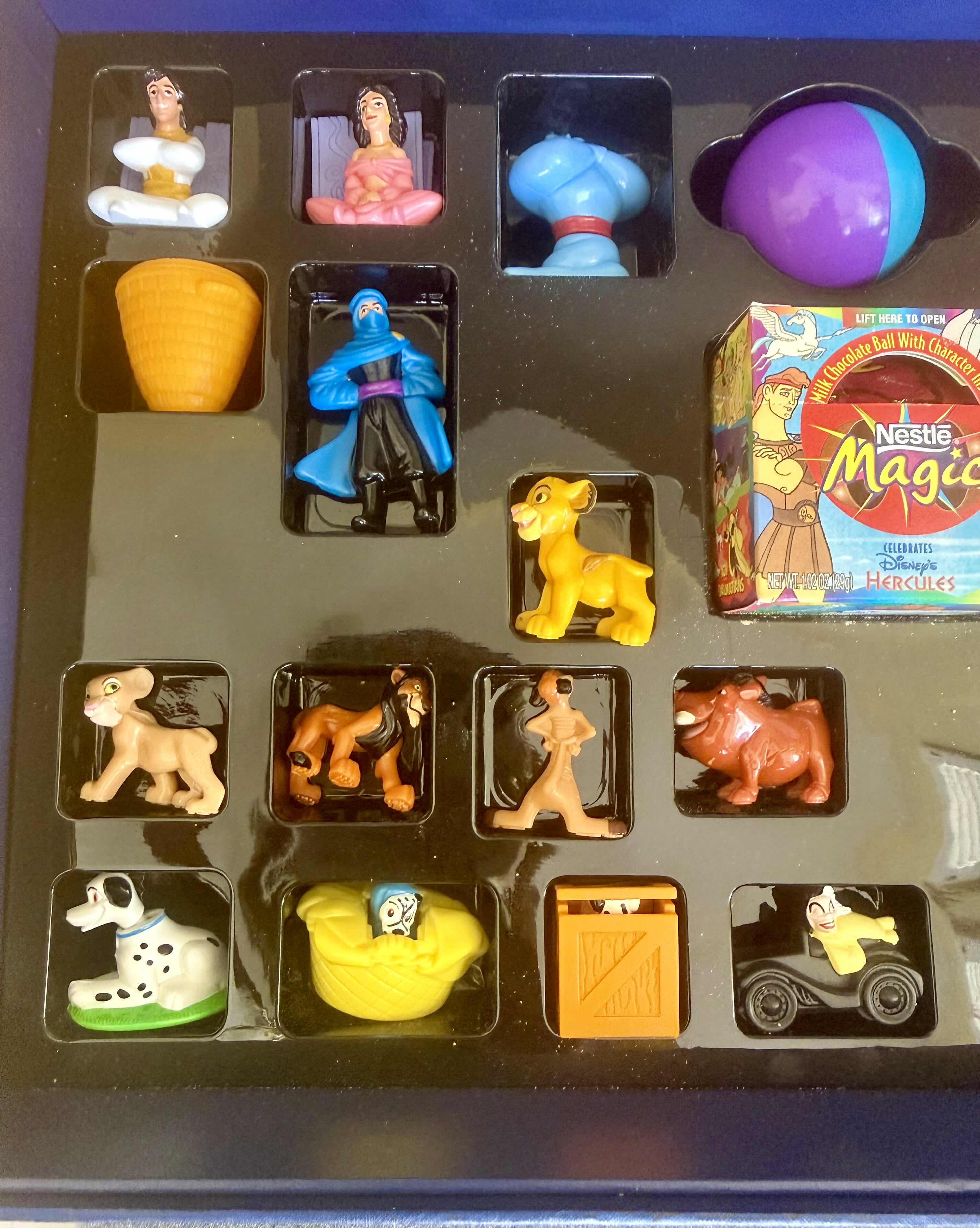 Photo 1 of NEW RARE “ONE OF A KIND” BOX “THERE’S MAGIC INSIDE” DISNEY CHARACTERS MADE EXCLUSIVE FOR NESTLES-NEVER ACTUALLY PRODUCED.