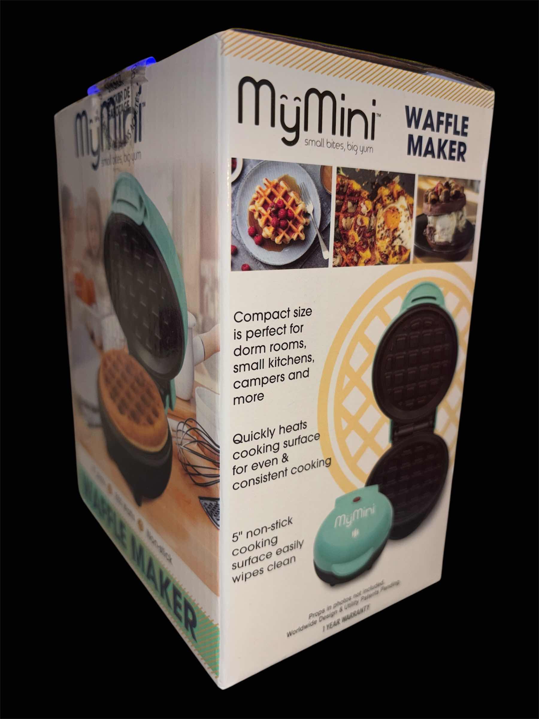 Photo 1 of NEW NOSTALGIA MY MINI 5” NONSTICK WAFFLE MAKER & DASH 4” NONSTICK MINI  PIZZELLE MAKER