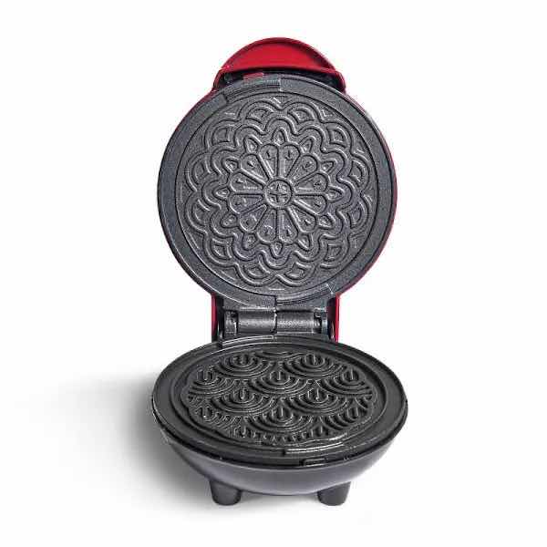 Photo 1 of NEW NOSTALGIA MY MINI 5” NONSTICK WAFFLE MAKER & DASH 4” NONSTICK MINI  PIZZELLE MAKER