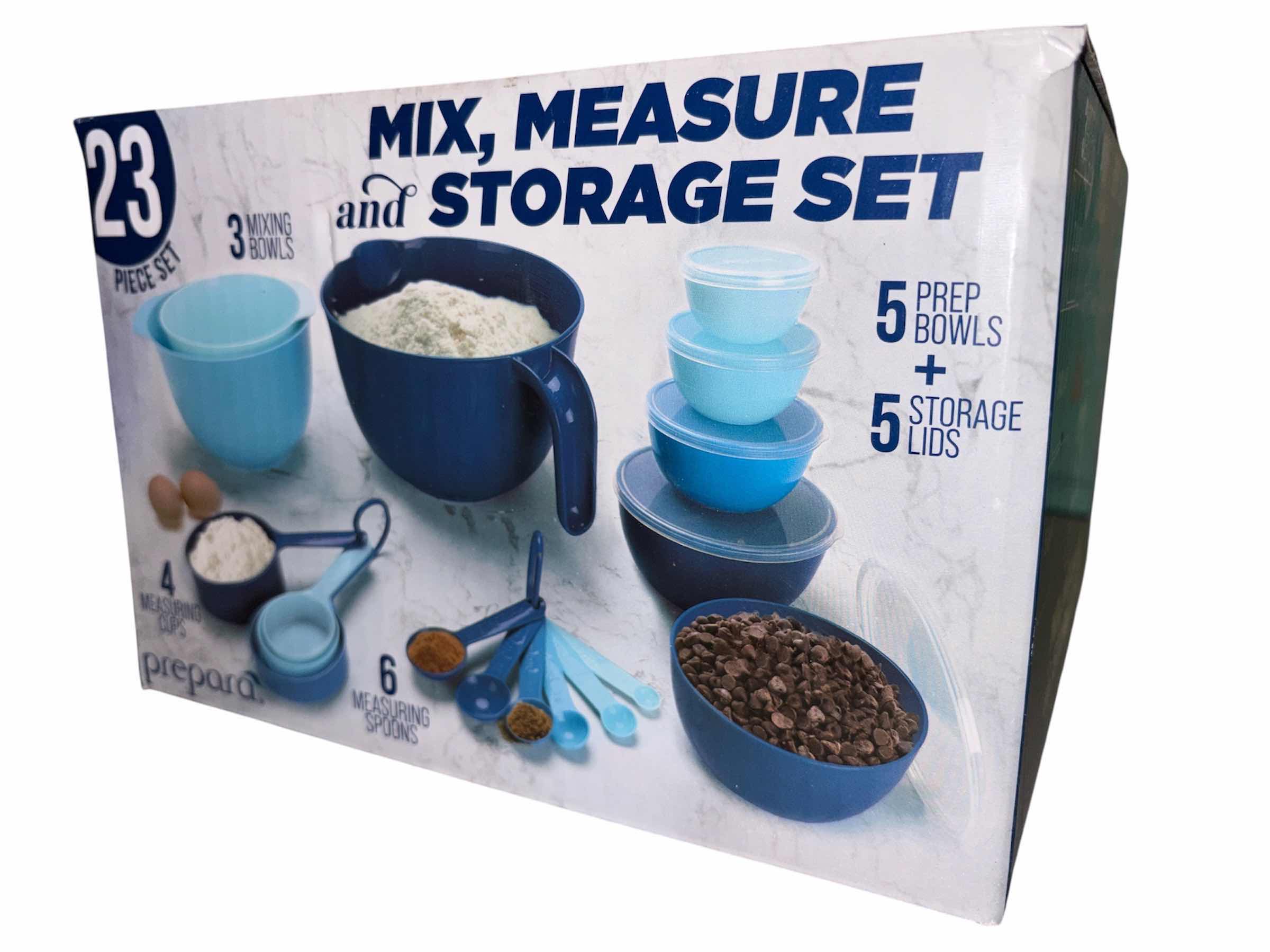 Photo 1 of NEW PREPARA 23 PC MIX, MEASURE & STORAGE SET