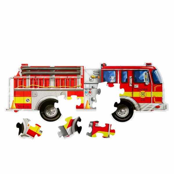 Photo 1 of MELISSA & DOUG FIRE TRUCK 36 PC FLOOR PUZZLE 34” X 22.7”