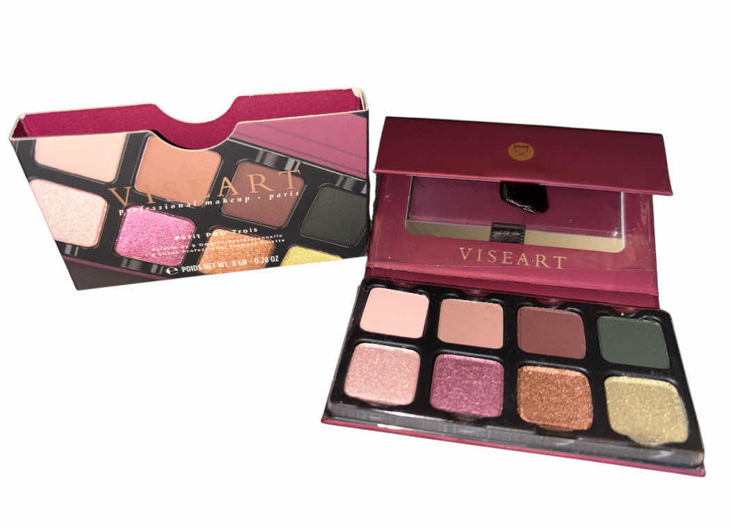 Photo 1 of NEW BELLE EN ARGENT CHROMATIC 8 EYESHADOW PALETTE “NUDE INTUITIVE VISION” & VISEART 8 EYESHADOW PALETTE “PETIT PRO TROIS”