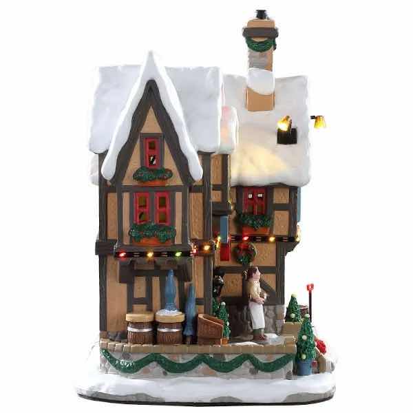 Photo 1 of LEMAX 2019 CADDINGTON VILLAGE PORCELAIN EXTERIOR LIGHTED BUILDING- MULBERRY’S PUB #95469