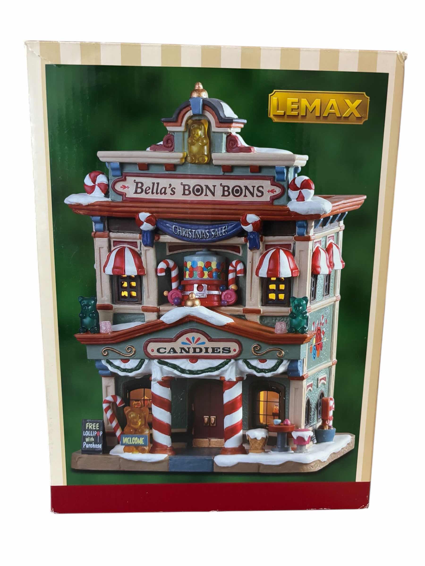 Photo 1 of LEMAX 2019 CADDINGTON VILLAGE PORCELAIN LIGHTED BUILDING- BELLA’S BON BONS #95509