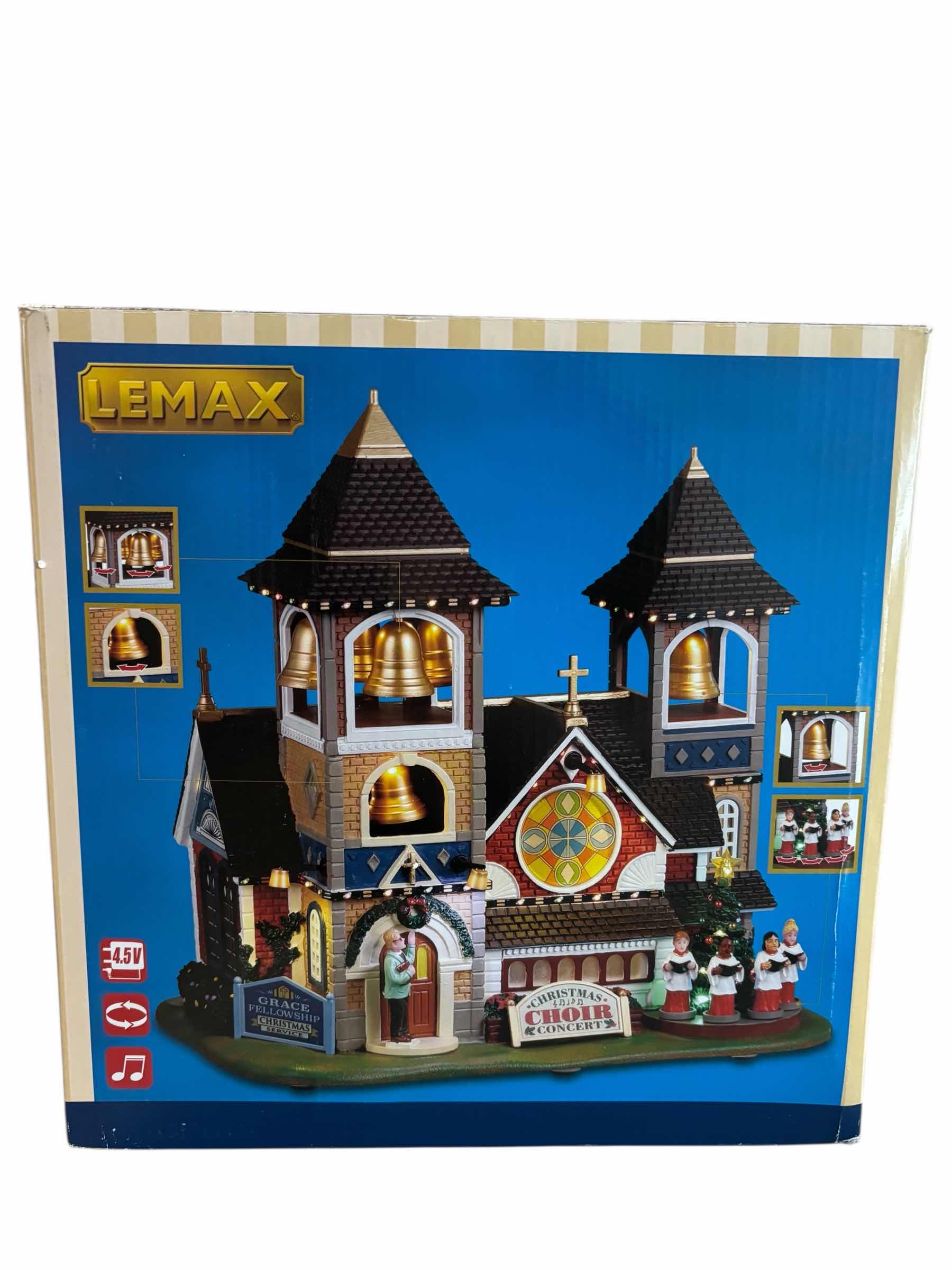 Photo 1 of LEMAX 2022 CADDINGTON VILLAGE RESIN LIGHTED BUILDING- CHRISTMAS CHIMES #25859