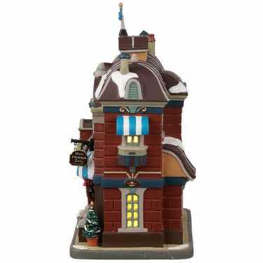 Photo 1 of LEMAX 2022 CADDINGTON VILLAGE PORCELAIN LIGHTED BUILDING- OLDE TIME FUDGE SHOP #25898