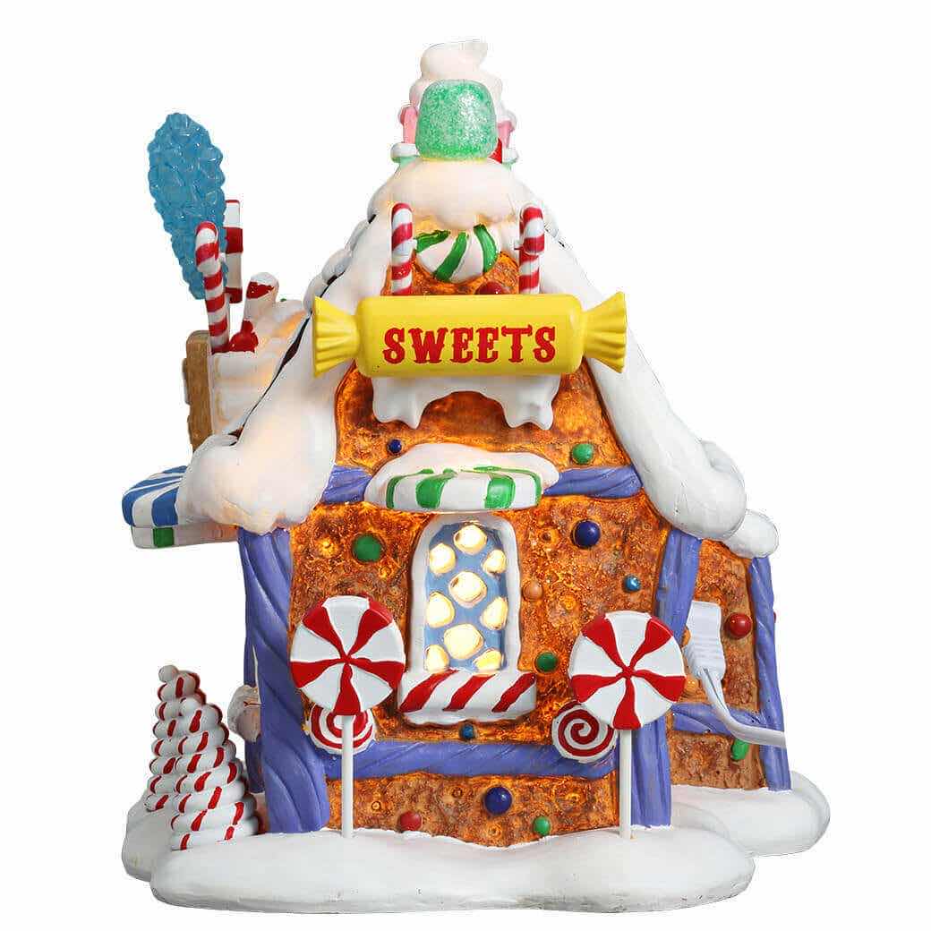 Photo 1 of LEMAX 2017 CADDINGTON VILLAGE POLYRESIN LIGHTED BUILDING- THE CANDY SHOP #75181