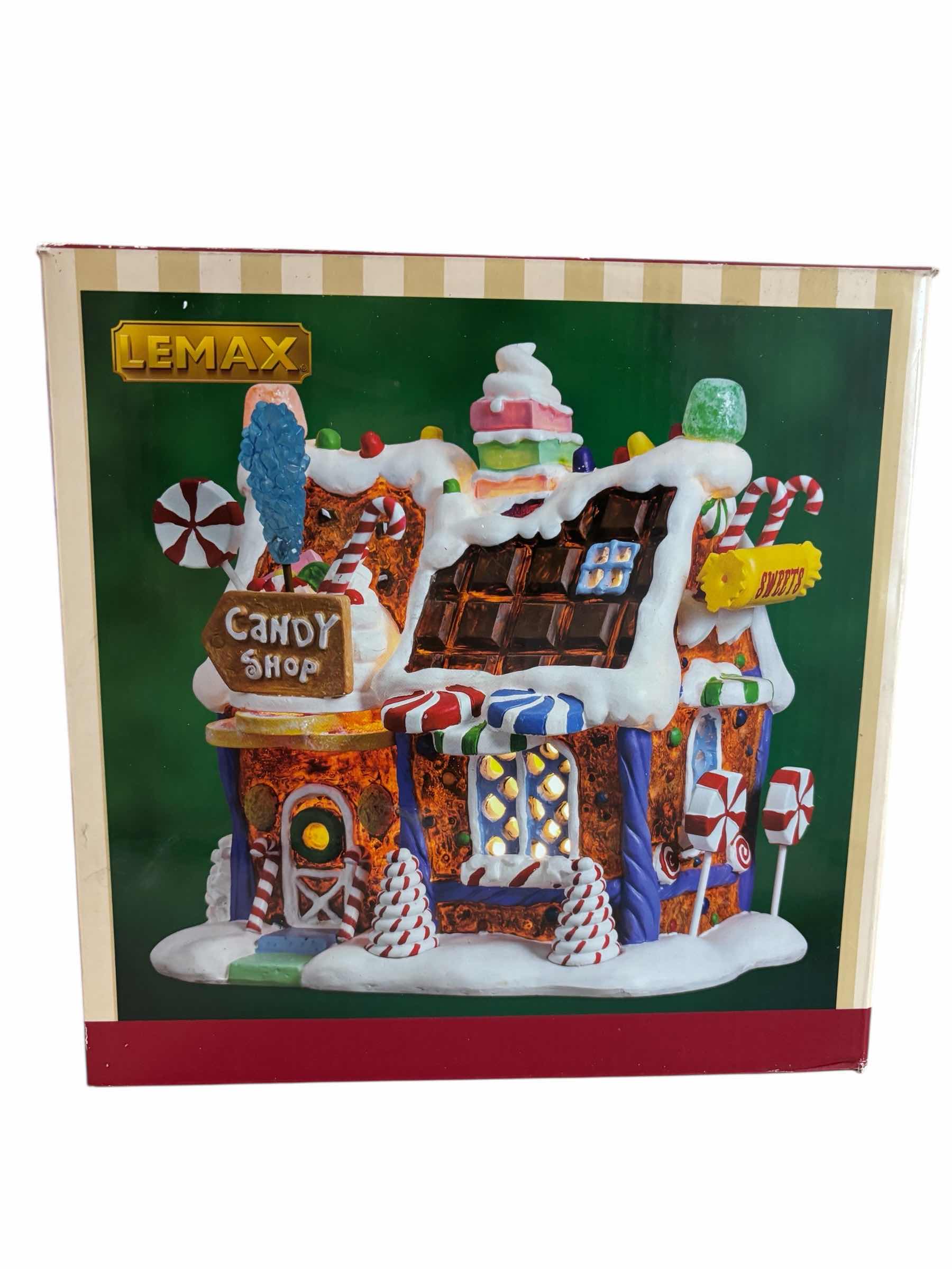 Photo 1 of LEMAX 2017 CADDINGTON VILLAGE POLYRESIN LIGHTED BUILDING- THE CANDY SHOP #75181