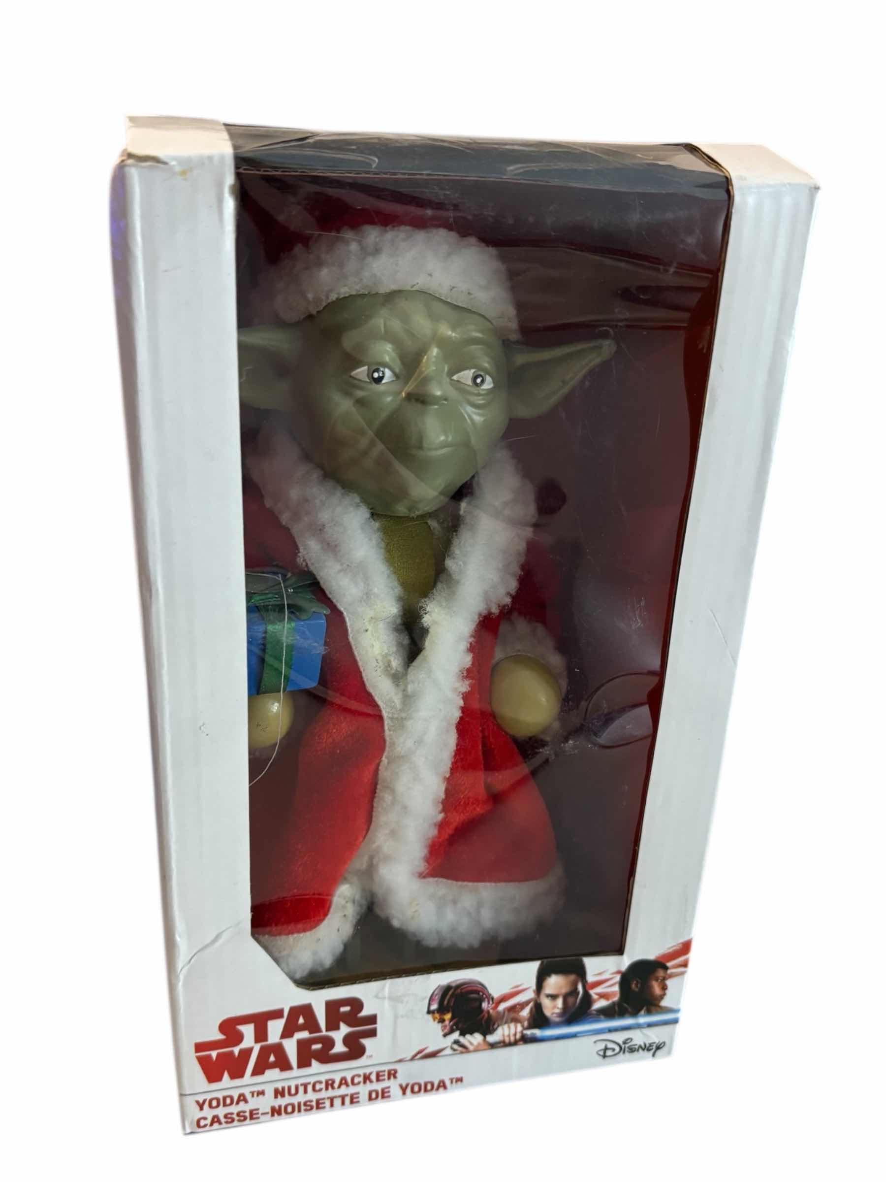 Photo 1 of KURT S. ADLER STAR WARS 9” YODA NUTCRACKER IN SANTA ROBE