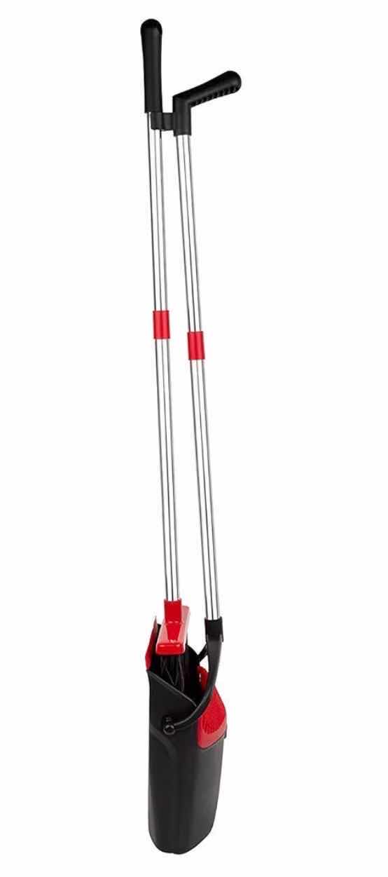 Photo 1 of ZALIK BROOM & DUSTPAN SET, RED/BLACK