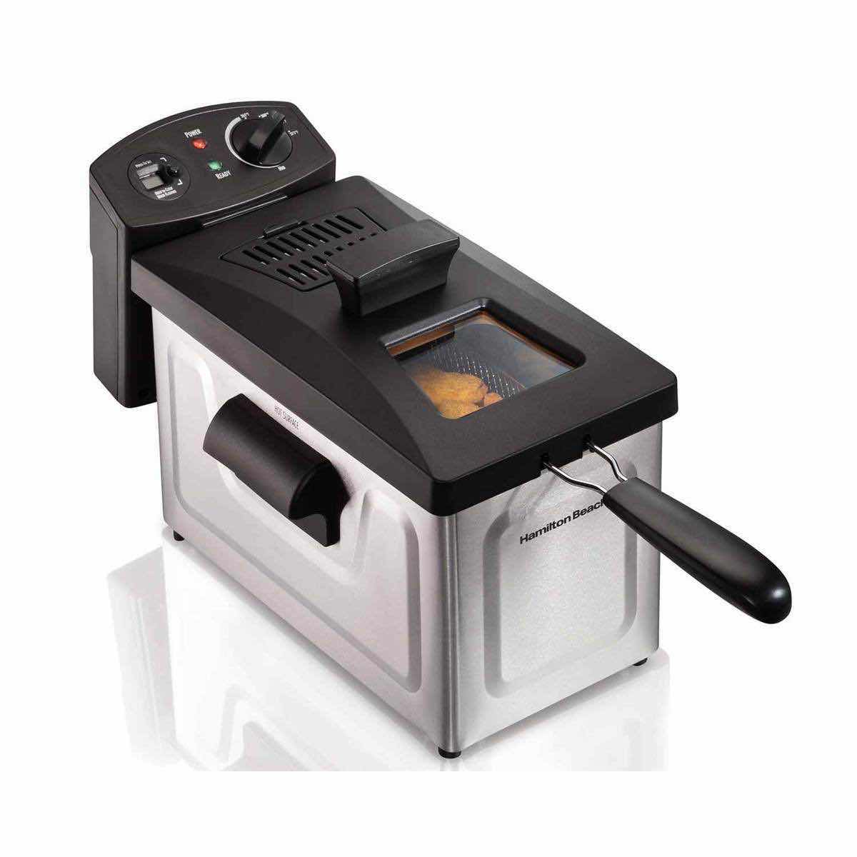 Photo 1 of HAMILTON BEACH 12 CUP STAINLESS STEEL DEEP FRYER W DIGITAL TIMER #35033