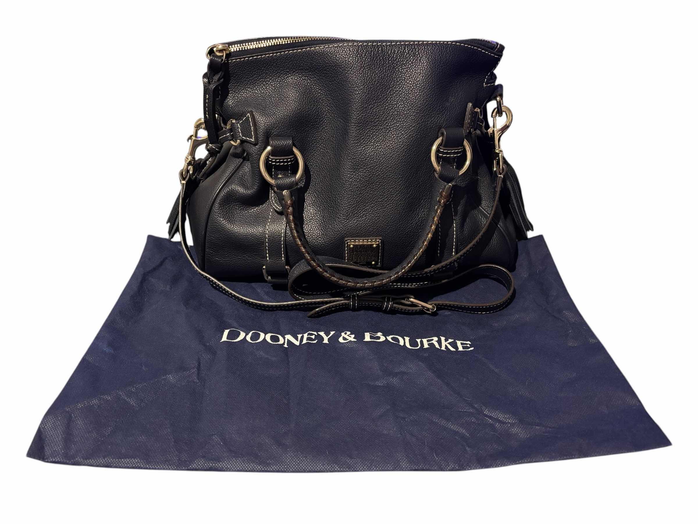 Photo 1 of DOONEY & BOURKE FLORENTINE SATCHEL HANDBAG, NAVY $389